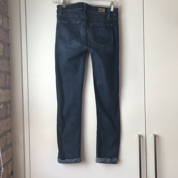 Paige Transcend Skyline Crop Jeans (Zora) w/ Cuffs - Picture 3 of 6